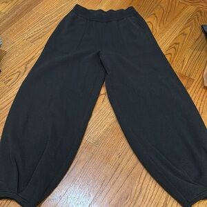 Free People Beach Black Knit Joggers